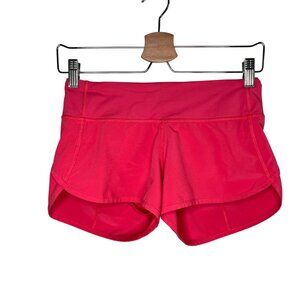 Lululemon Pink Razzle Speed Short Short 2.5" Athletic Running Yoga bottoms 2